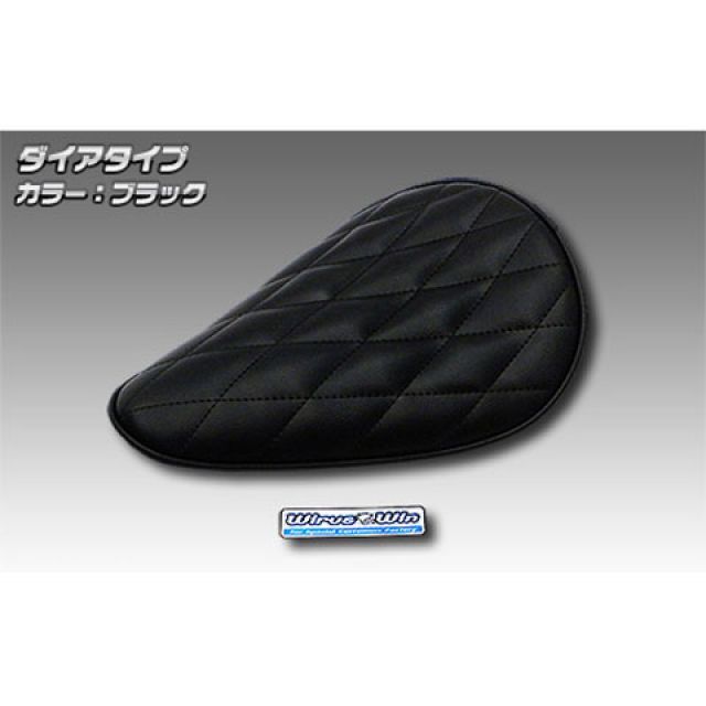 WirusWin カブ50（AA04）用 ロングノーズソロシートキット タイプ ダイアタイプ カラー ブラック ウイルズウィン シート関連パーツ バイク カブ50