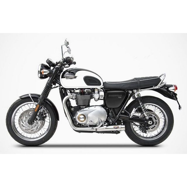 ザード 2＞2 ステンレススチール レーシング フルキット for TRIUMPH BONNEVILLE T120 （2016-2019） ｜ ZTPH065SKR zar_ZTPH065SKR ZARD マフラー本体 バイク ボンネビルT120