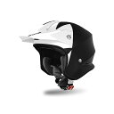 【メーカー直送】power-craf 2020 New Model Airoh Trr S Town(WHITE/MATT BLACK) サイズ XS(53-54) 力造 ジェットヘルメット バイク(2)