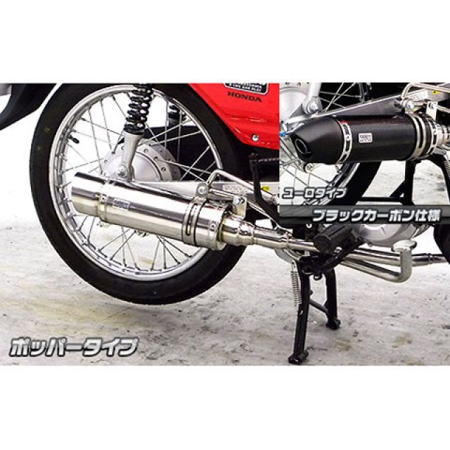 WirusWin クロスカブ（JA10）用 ロイヤルマフラー ポッパータイプ オプション オプションC ウイルズウィン マフラー本体 バイク クロスカブ