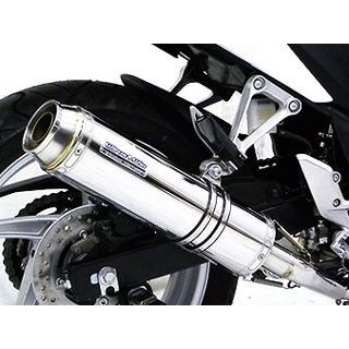 WirusWin CBR250R（JBK-MC41）用 ダイナミックマフラー バズーカ—タイプ フルパワーバージョン サイレンサー ステンレス仕様 ウイルズウィン マフラー本体 バイク CBR250R