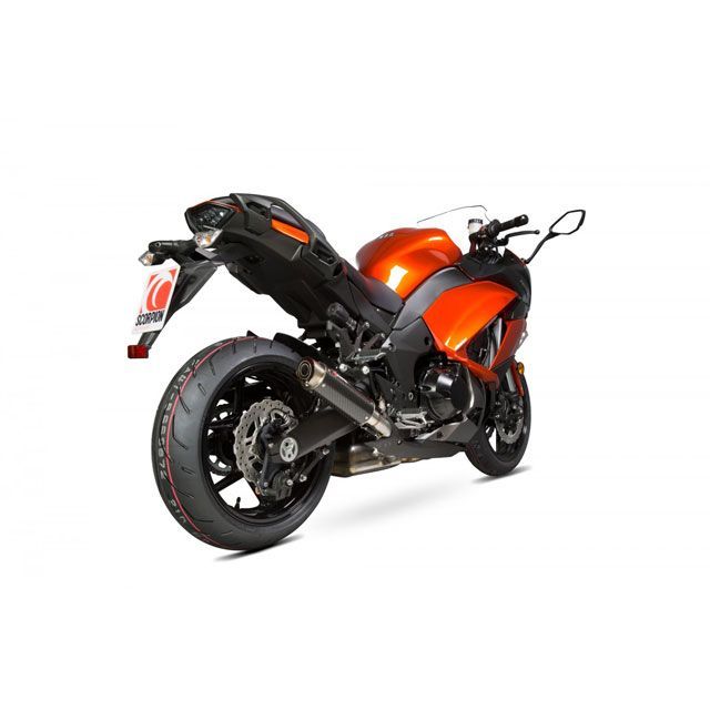 SCORPION RP1-GP スリップオン カーボンファイバースリーブ（Does not fit with panniers） Homologated Kawasak ｜ KA1014CEM scom_KA1014CEM スコーピオン マフラー本体 …