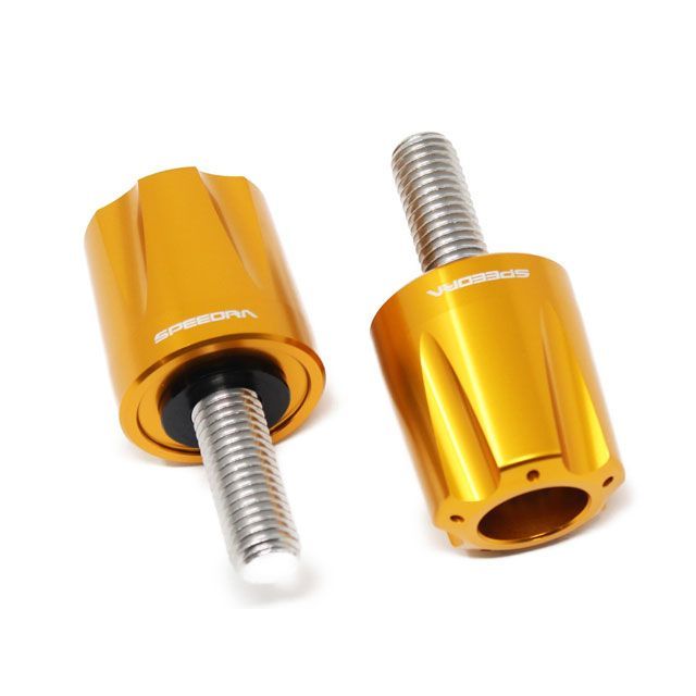 SPEEDRA アルミバーエンド タイプC（ゴールド） ABECBM01GD SPEEDRA ハンドル関連パーツ