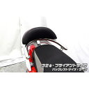 WirusWin Z1 125用 バックレスト付き 32φタンデムバー タイプ ブライアントタイプ バックレストサイズ ラージ ウイルズウィン タンデム用品 バイク Z1 125