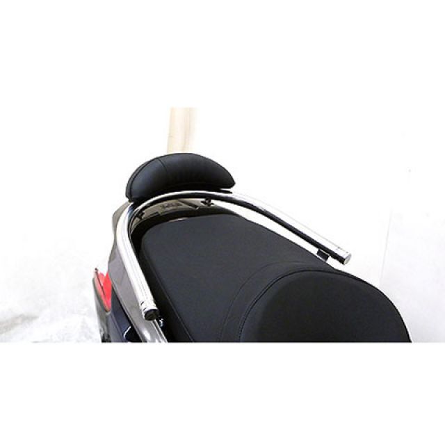 WirusWin ダウンタウン125i用 バックレスト付き 32φタンデムバー タイプ エレガントタイプ バックレストサイズ スモール ウイルズウィン タンデム用品 バイク ダウンタウン125i