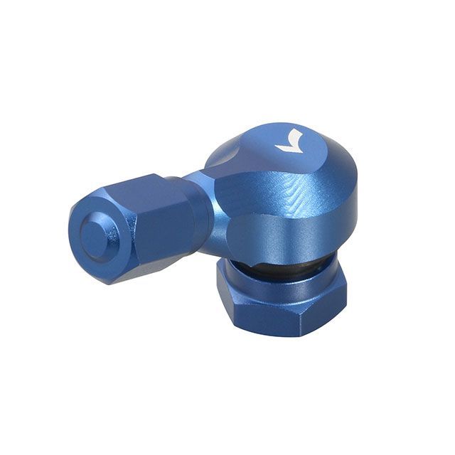 KITACO アルミエアーバルブ T2（L型/ブルー） 509-5000210 メーカー在庫あり キタコ エアバルブ関連パ..