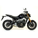 ARROW YAMAHA MT 09 13 HOMOLOGATED NICHROM X-KONE SILENCER WITH CARBON END CAP FO...