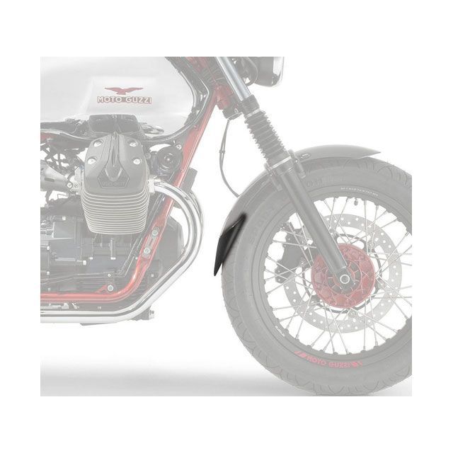 ピラミッドプラスチック Moto Guzzi V7 II Clubman Racer Extenda Fenda Matte Black 2015＞2017 ｜ 058731 pyr_058731 PYRAMID PLASTICS フェンダー バイク