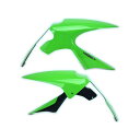 PYRAMID PLASTICS Kawasaki ZX6-R Hugger Gloss Green 2007>2009 | 073230D pyr_073230D ピラミッドプラスチック フェンダー バイク ZX6-R