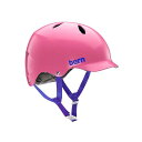 正規品／バーン（自転車） 自転車 児童用ヘルメット bern（バーン） ［BANDITO］ バンディート 小学生対象（Satin Pink） サイズ：M/L BE-BB03ESPNK-13 bern ヘルメット 自転車