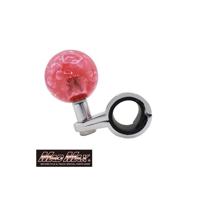 MADMAX ハンドルスピンナー 泡 丸形バブル レッド MM75-S003-RD メーカー在庫あり マッドマックス 内装..