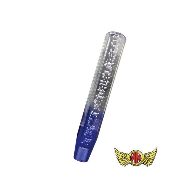 【正規品】MADMAX クリスタルシフトノブ 泡 300mm クリア/ブルー 変換アダプター付き MM75-0014-CLB マッドマックス トラック用品 車 自動車