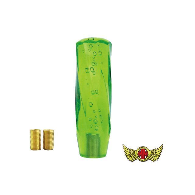 【正規品】MADMAX ツイストシフトノブ 泡 150mm グリーン 変換アダプター付き MM75-0028-GR マッドマックス トラック用品 車 自動車