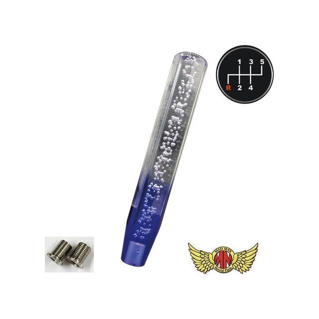 【正規品】MADMAX クリスタルシフトノブ 泡 300mm クリア/ブルー 変換アダプター付き ふそう ブルーテックキャンター 用 MM75-14614-CLB マッドマックス トラック用品 車 自動車