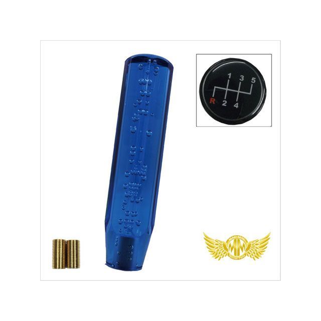 【正規品】MADMAX クリスタル シフトノブ 泡 200mm ブルー ふそう ブルーテックキャンター 用 MM75-17617-BL マッドマックス トラック用品 車 自動車