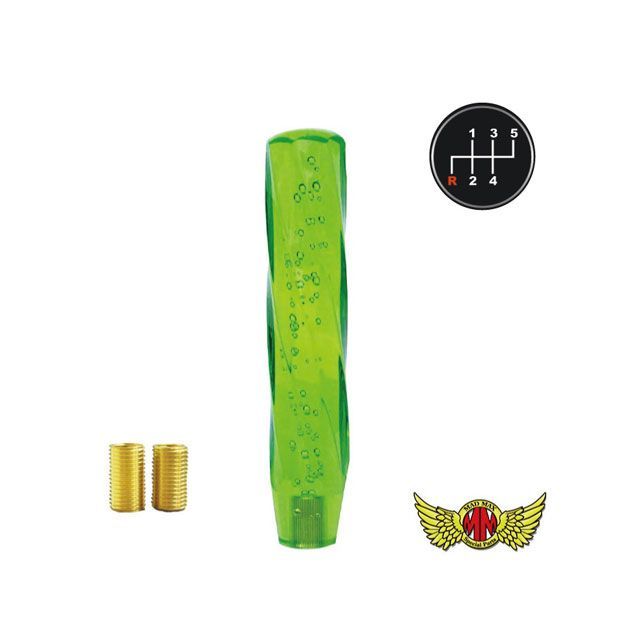 【正規品】MADMAX ツイストシフトノブ 泡 250mm グリーン 変換アダプター付き ふそう ブルーテックキャンター 用 MM75-29629-GR マッドマックス トラック用品 車 自動車