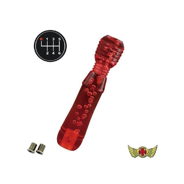 【正規品】MADMAX DENMAシフトノブ 泡 200mm 変換アダプター付き レッド UD ビックサム UD ファインコンドル用 MM75-32832-RD マッドマックス トラック用品 車 自動車