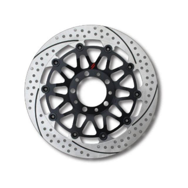 SUNSTAR EM109WL-SV プレミアムレーシング フロントディスクローター 左用（シルバー） EM109WL-SV サンスター ディスク バイク CB750FC