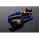 SPEEDRA アジャストレバー 可倒延長式(レバー本体カラー:マットブラック) アジャスターカラー マットゴールド エクステンションカラー マットブルー LVGM079BK-GDBE メーカー在庫あり SPEEDRA レバー バイク(2)