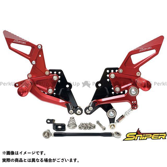 SNIPER CBR250RR MC51 バックステップ赤 ABS対応3ポジション＋ レーシング用6ポジション SP0096R スナ..