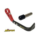 SNIPER カーボンブレーキレバーガード 赤 汎用17-19mm SP0097R_17 スナイパー レバー バイク 汎用