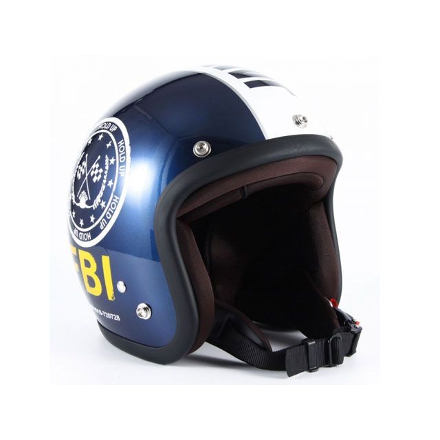 72JAM JJ-02B F.B.I.（ブラック） サイズ フリー/57-60cm未満 JJ-02B 72ジャムジェット ジェットヘルメット バイク