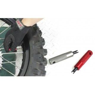 DRC エアバルブコアドライバー カラー レッド F8090 メーカー在庫あり ディーアールシー タイヤ・ホイ..