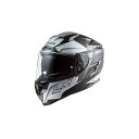 ●メーカー名：エルエスツーヘルメット / LS2 HELMETS(エルエスツー)●商品名：CHALLENGER F/チャレンジャーF（マットチタニウムシルバー）●サイズ：L・サイズ：Sはこちら・サイズ：Mはこちら●メーカー品番：1198C004●JANコード：4582200069323【LS2ヘルメットのサイズ交換について】※LS2ヘルメットに関しましては、条件はございますがサイズ交換が可能です。※タグを切り離していない・フィルムを剥がしていない等の再販できる状態。交換時の往復送料はお客様負担等。詳細な条件につきましてはご連絡ください。※アウトレット品はサイズ変更できません。ご了承ください。商品の保証は、メーカー保証書の内容に準じます。●カラーマットチタニウムシルバー●規格SG規格PSCマーク（消費生活用製品安全法適合）●付属品キャリングバッグ（ホワイトメッシュ）×1／ヘルメットサポート×1／ピンロックシート×1枚／グラッシーズシステム（ペア）●仕様日本正規品独自装備：ヘルメットホルダ用Dリング●重量S：1570g±50M：1630g±50L：1585g±50XL・XXL：1675g±50●特徴■LS2ではフルフェイスヘルメットの世界戦略モデルとして新たなツーリングフルフェイスヘルメット【 CHALLENGER F 】（チャレンジャー エフ）を開発しました。深く下がるインナーバイザー、風切り音を抑えた開口面の広いシールドなど、使い勝手が良くデザイン性に優れたモデルとしました。CHALLENGER F の頭周は、日本人の骨格に比較的近い形状※ となっております。※個人差があるため、フィット感を保証するものではありません。■帽体素材には、LS2独自の高性能グラスファイバー ”HPFC”※ を採用しています。HPFCは軽量素材でありながら高い耐久性と衝撃吸収性を持つ素材です。帽体デザインは流れるような立体的プレスライン、側面と後方の整流スポイラーなどスペインデザインスタジオの意向をふんだんに詰め込んだものとなっています。※HPFC...High Performance Fiberglass Composite（独自の高性能軽量ファイバーグラスを使用し、効率的な衝撃分散に効果を発揮）SG基準認証品（弊社を通じて流通する日本正規品）S-M ／GR 1390 ± 50L ／GR 1420 ± 50XL-XXL／GR 1490 ± 50■シールドは94％UVカット仕様です。視界の歪みを最大限防ぎ、視界の明瞭さを確保します。耐摩耗性を持ったシールドは面積を広く取り、優れた周辺視界を確保します。操作性の良いセンターロック式のシールドは密閉度に優れています。また、シールドはレバー操作で外すことができ、装着も位置を併せて嵌め込むだけです。インナーバイザーは、帽体縁のスライドスイッチによりスムーズに開閉することが可能です。シールドと同様に94％UVカット仕様で、日差しの強い日のライディングにも便利です。曇り軽減に効果を発揮するピンロック社製のピンロックシート（1枚付属）に対応しています。■インナー（内装）は、取り外して洗濯可能であり、清潔で快適な状態を保つことができます。ネックパッド一体のチークパッド（頬パッド）は、3Dレーザーカット技術を用いて開発され、多重密度発泡体を形成し、顔のカーブに高いフィット感を実現しています。ヘルメットを被った後、メガネを掛け易くするグラッシーズシステム（バンド×2個）を付属し、インナー（内装）にはライディング中のヘルメット内部湿度を快適に保つために吸湿性のある低刺激の生地を使用しています。通気性の高い構造と相まって快適なライディング環境を実現します。また、着脱可能なチンカーテンの採用により風の巻き込みを軽減し快適性を向上させます。■ヘルメット装着時の安全確保を実現するために、適正な装着ができることは非常に重要なヘルメットの使命です。頭部への衝撃による影響を最小限に抑えるため、帽体の形状と採用する材料には、特に時間をかけて試験を繰り返しています。CHALLENGER F のネックストラップ（あご紐）には、便利で強度のあるスチール製クイックリリースバックルを採用しています。■CHALLENGER F では、顎部と頭部の前方と上部に外気を取り込む吸気ポート、後頭部にリアスポイラー＆排気ポートを装備しています。メインの各ポートには開口調整用のスイッチを備えています。●ご注意※こちらのモデルは内装がヨーロッパ仕様となります。人によっては1サイズ〜2サイズ小さく感じられる場合がございます。ご注意ください。●詳細【届け出事業者名】株式会社セイデン【登録検査機関名称】一般財団法人製品安全協会●写真注意※画像はイメージです。