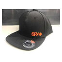 正規品／スパイ Premium 5 panel cap 2002（ブラック/オレンジ） SPY ヘッドギア バイク