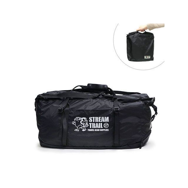 ストリームトレイル HAW TRAVEL LTW DUFFLE AZUSA（ブラック） STPOA04301 STREAM TRAIL アウトドア用バッグパック＆キャリー キャンプ 1