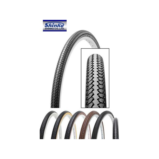 shinko デミングL/L(SR078) 1本バラ 24×1-3/8 黒 17966 シンコー(自転車) パーツ 自転車