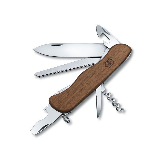 ●メーカー名：ビクトリノックス / Victorinox●商品名：フォーリスターウッド ＃0.8361.63●メーカー品番：・0.8361.63●JANコード：7611160059017商品の保証は、メーカー保証書の内容に準じます。●備考■「フォーリスターウッド」には森が似合いますが、ご家庭のリビングルームで暖炉の薪を割るのにも重宝します。■マイナスドライバーやのこぎりなど10機能を搭載しているので、キャンプファイヤーの薪を割るのと同じように、家の中の仕事も巧みにこなします。■美しいウォールナット材でつくられたハンドルが、このラージ・ポケットナイフの自然との親和性を感じさせます。■ツール：10機能（ラージブレード、せん抜き、マイナスドライバー 5mm、ワイヤーストリッパー、のこぎり、カン切り、マイナスドライバー 3mm、リーマー（穴あけ）、コルクせん抜き、キーリング）■サイズ：高さ：18.5mm／長さ111mm■重量：126g■材質：スケール素材：ウォールナットウッド ■ロック付ブレード・ワンハンドブレード：なし●写真注意※画像はイメージです。