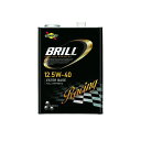 ●メーカー名：スノコ / SUNOCO●商品名：BRILL（ブリル）エンジンオイル 12.5W-40 20L●メーカー品番：BRILL 12.5W-40 20L●JANコード：4531291003303商品の保証は、メーカー保証書の内容に準じます。●備考長年のモータースポーツ活動から導き出された粘度。ノンポリマー仕様、ショートレンジにすることで油圧低下を抑制しました。「ES-TECH」により、タービン軸受けもしっかりと保護され、SUPER GTやスーパー耐久など多くのレースで実績のある粘度となっています。