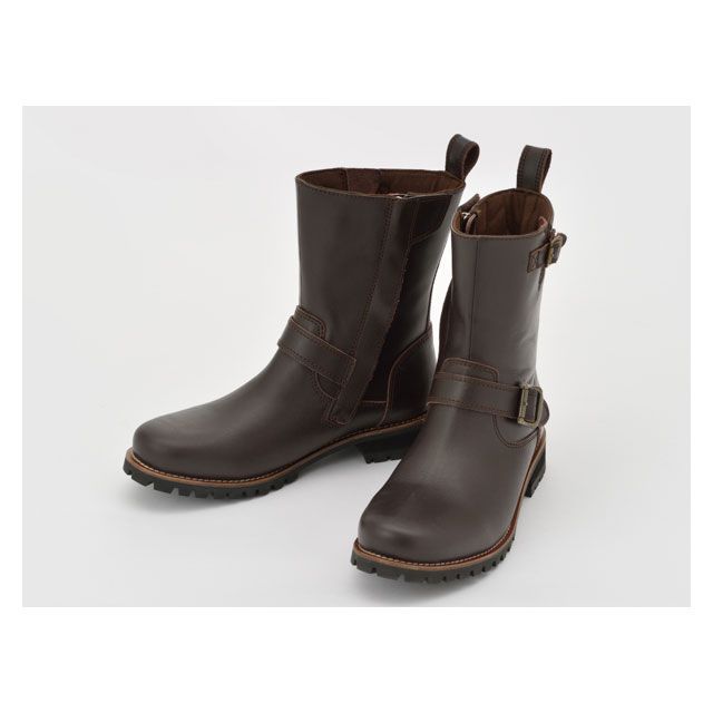 HenlyBegins HBS-004 エンジニアブーツ（ダークブラウン） サイズ 24.0cm 17139 メーカー在庫あり ヘンリービギンズ ライディングブーツ バイク