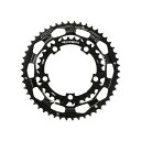 RIDEA 5x/3x-LFR5CT Double Speed Chain Ring LF 5arms カラー 52T/36T(BCD:110mm) 52/36-LFR5CT リデア(自転車) パーツ 自転車