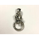 Bill Wall Leather Small Dog Head with ring Pendant PN881 Bill Wall Leather アクセサリー 日用品(2)