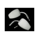 Biltwell ユーティリティ ティアドロップワイドミラーセット クローム ・023359 ビルトウェル ミラー関連パーツ バイク 汎用