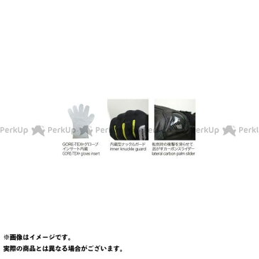 送料無料 コミネ KOMINE ウインターグローブ GK-766 GTX ウインターグローブ-ヴェロニカ ブラック/イエロー 3XL