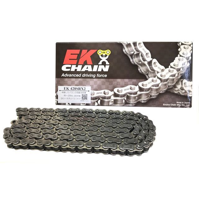 EKチェーン QXリングチェーン 428SR-X2（CR/NP） SKJ リンク数 144L JAN_4571291786059 江沼チェーン チェーン関連パーツ 汎用