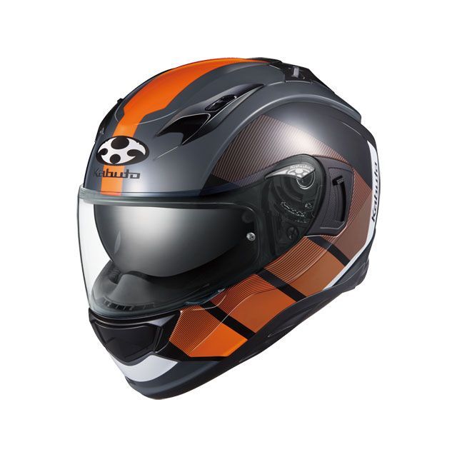 OGK KABUTO KAMUI-3 JM（カムイ・3 ジェーエム） ブラック/オレンジ サイズ M/57-58cm オージーケーカ..