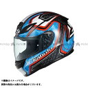 OGK KABUTO SHUMA FROZE(シューマ フローズ) ブラック/ブルー サイズ XS/53-54cm オージーケーカブト フルフェイスヘルメット ...