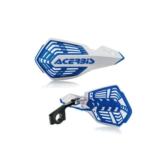 ACERBIS AC-24296 X-FUTURE HANDGUARDS（ホワイト×ブルー） AC-24296WH/BL アチェルビス ハンドル周辺..