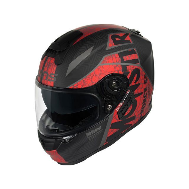 WINS G-FORCE SS MONSTER type C（02.ブラック×レッド） サイズ XL JAN_4560385760457 ウインズヘルメット フルフェイスヘルメット バイク