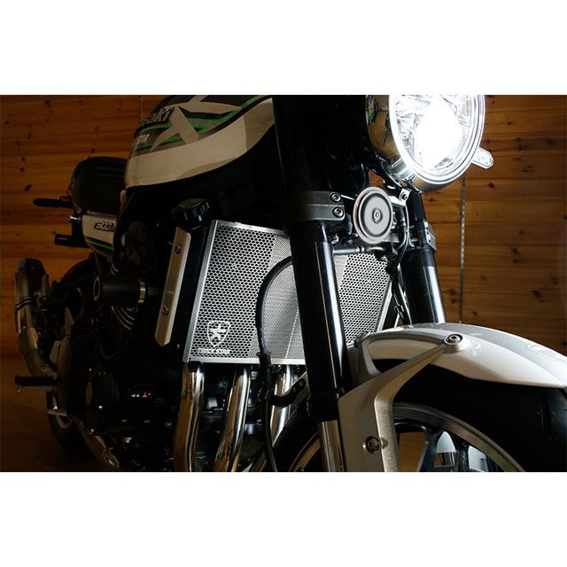 トリックスター ラジエターコアガード（ステンレスシルバー） VHG-031-SV TRICKSTAR ラジエター関連パーツ バイク Z900RS Z900RSカフェ