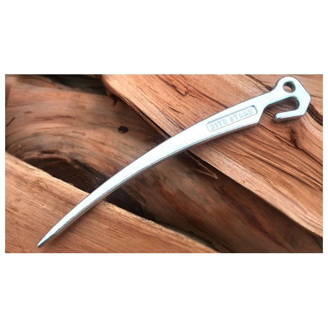 SALTAHIKE 強風もおまかせアーク型鍛造ペグ BITE STAKE(バイトステイク) 229-1 BS229 SALTAHIKE テント