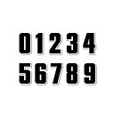 DIRTFREAK NUMBER アイロンロゴ タイプ #1 F7194 メーカー在庫あり ダートフリーク ドレスアップアイテム 日用品(2)