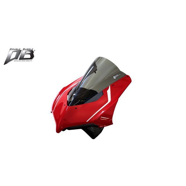 ZEROGRAVITY スクリーン ダブルバブル（スモーク） 1674002 ゼログラビティ スクリーン関連パーツ バイク V4/S PANIGALE