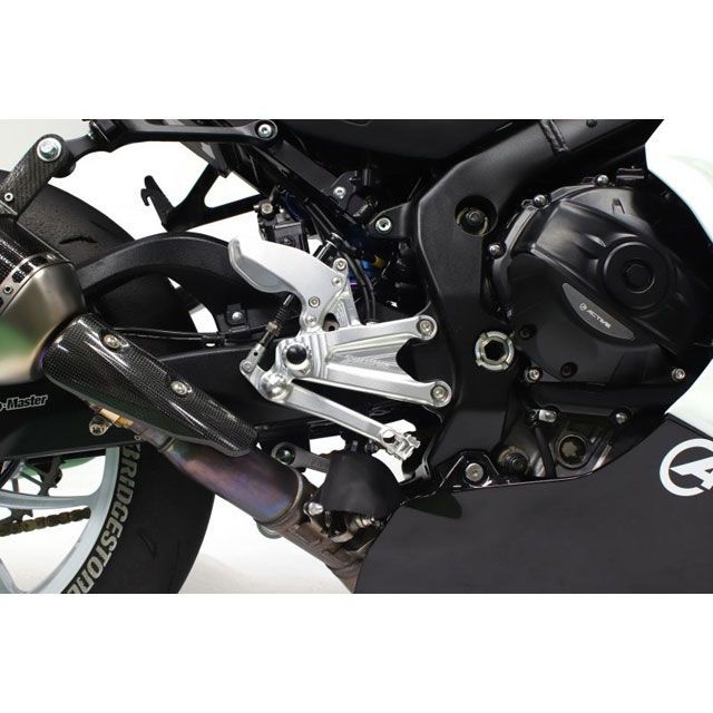 GALESPEED エラボレート フットコントロールキット シルバー（シフター付） FCK5001S ゲイルスピード バックステップ関連パーツ バイク GSX-R1000R（ABS） GSX-R1000（ABS）