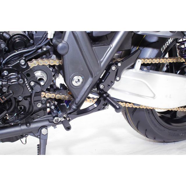 GALESPEED エラボレート フットコントロールキット ブラック FCK7001B ゲイルスピード バックステップ関連パーツ バイク ZRX1200 DAEG