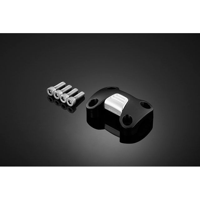 BIKERS ハンドルバークランプ28.6mm カラー ブラック H0714-BLK バイカーズ ハンドル周辺パーツ バイク..